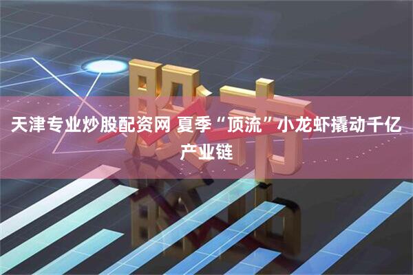 天津专业炒股配资网 夏季“顶流”小龙虾撬动千亿产业链