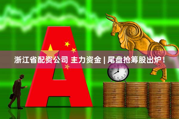 浙江省配资公司 主力资金 | 尾盘抢筹股出炉！